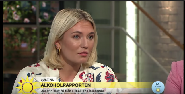 Josefin Dahlberg i Nyhetsmorgon – samarbete med Systembolaget