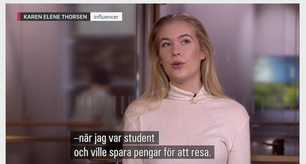 Effektivt pressbesök med Karen Elene Thorsen