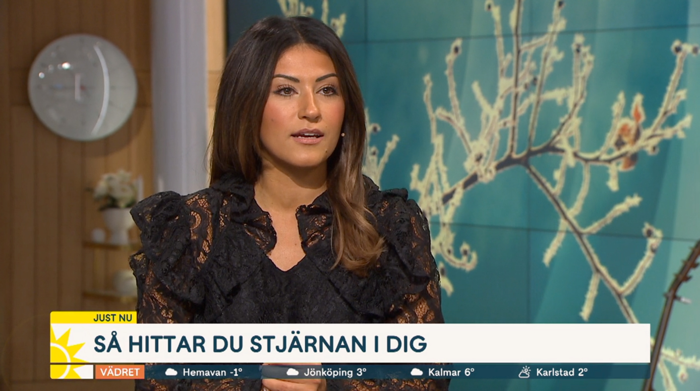 Nyhetsmorgon fick besök av Nikki Amini